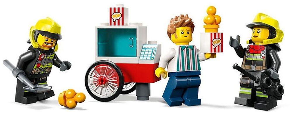 Конструктор Lego City 60375 Пожарная часть и пожарная машина