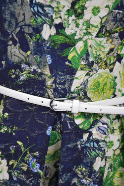 Нарядное платье 1185АН, Зелено-син #254ЗС051185АН