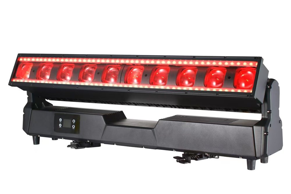 ST1060 — Zoom LED Pixel Strip Moving Wash 10×60 Вт + 120×1 Вт RGBW/RGBA с зумом 2.8°-31°