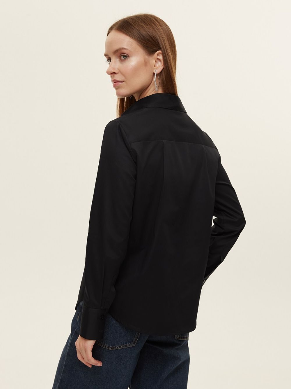 Рубашка Кельн черный ХЛОПОК