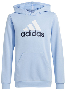 Кофта для мальчика теннисная Adidas Essentials Two-Colored Big Logo Cotton - небесный