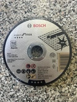 Диск отрезной по металлу круг 125х22х1 мм по нержавеющей стали /по металлу