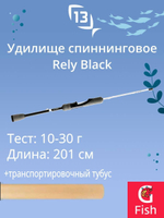 Спиннинг для рыбалки Rely Black Spinning 6'6" M 10-30g 2pc