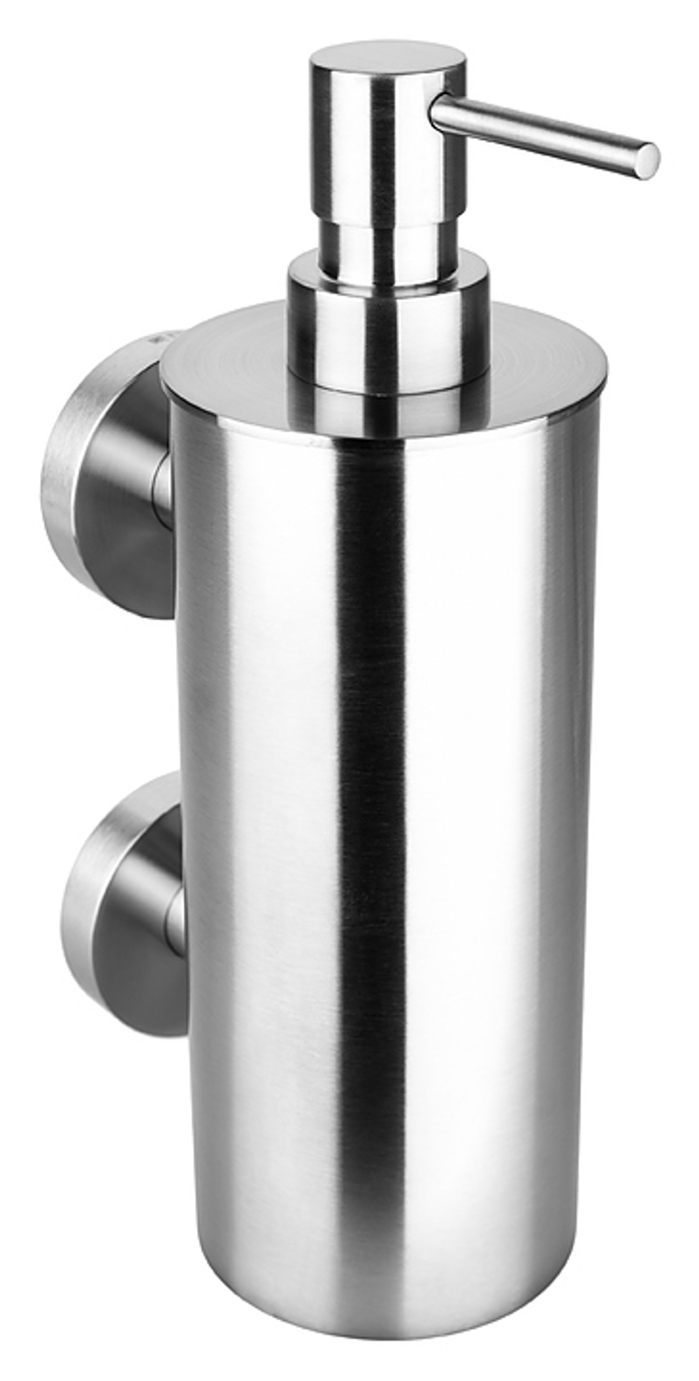 Настенный дозатор для жидкого мыла (большой металлический стакан), 2 держателя neo 104109035