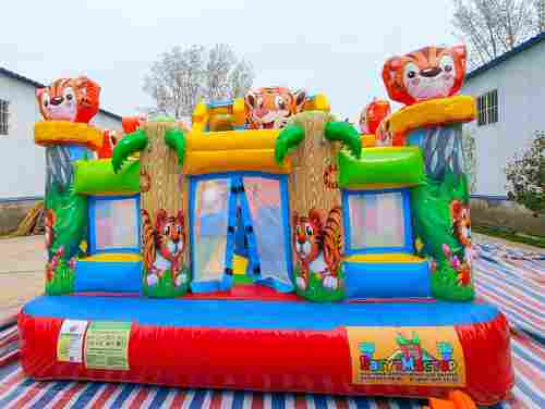 Коммерческий батут «Тигриная страна 2», 8х4х5 м без пандуса