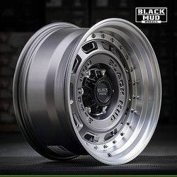 ?Диск колёсный литой BLACK MUD M580C R17 8,0 ET0 Matte Gunmetal/Machine Lip