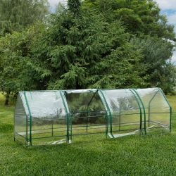 Теплица GREEN APPLE GA-House-4х-frame 3600х900х900 мм 4 отсека