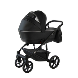 Детская коляска Sevillababy Tisso 2 в 1 черный экокожа