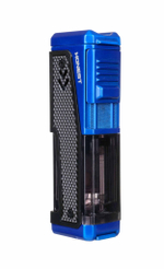 Зажигалка сигарная Honest, четверное пламя, с пробойником и сигарным ложементом, синяя 778-Blue