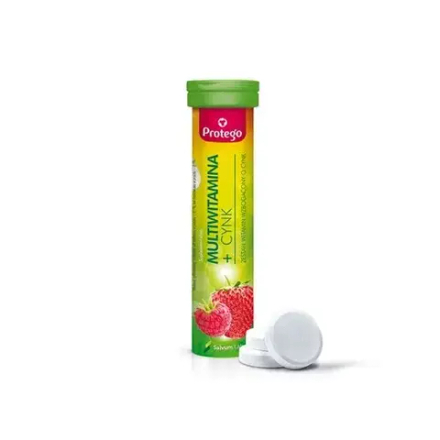 Протего Мультивитамин + Цинк диетическая добавка, 20 шипучих таблеток