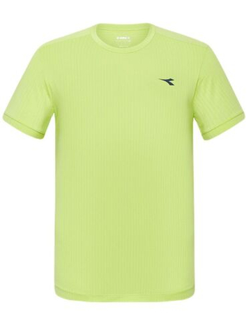 Мужская теннисная футболка Diadora Short Sleeve Icon - зеленый