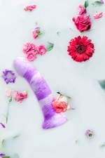 Фиолетовый фаллоимитатор Neil - 18 см. (Цвет: фиолетовый)