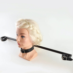 Распорка Sitabella Новичек с ошейником и наручниками черная 75 см