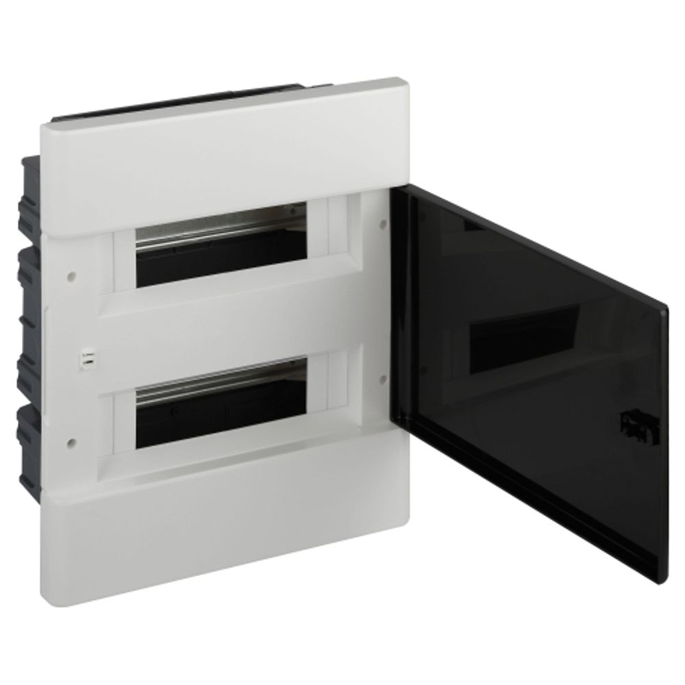 Корпус пластиковый встраиваемый ЭРА TREND ЩРВ-П-24 IP40 прозрачная крышка белый