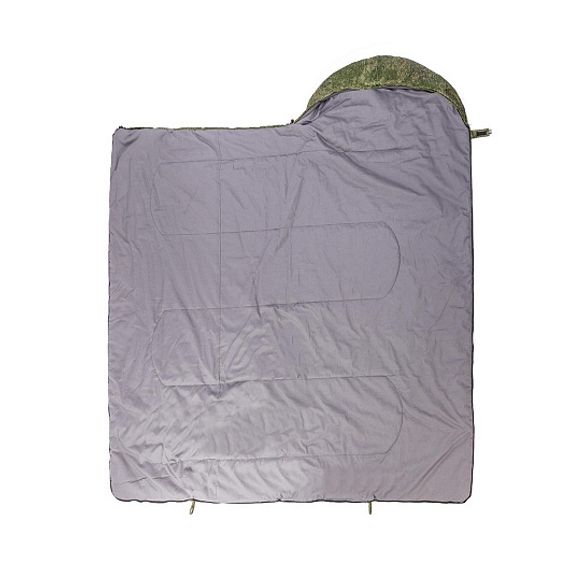 Спальный мешок БАТЫР EXTREME Wide Plus 220х106 Stratex 300 КМФцифра (HS-SB-ST300-220x106) Helios (0)