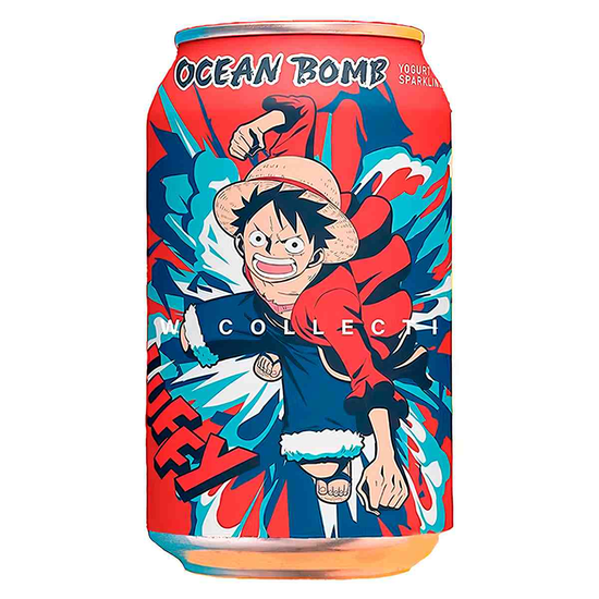 Газированный напиток One Piece Ocean Bomb вкус освежающего йогурта (Япония)