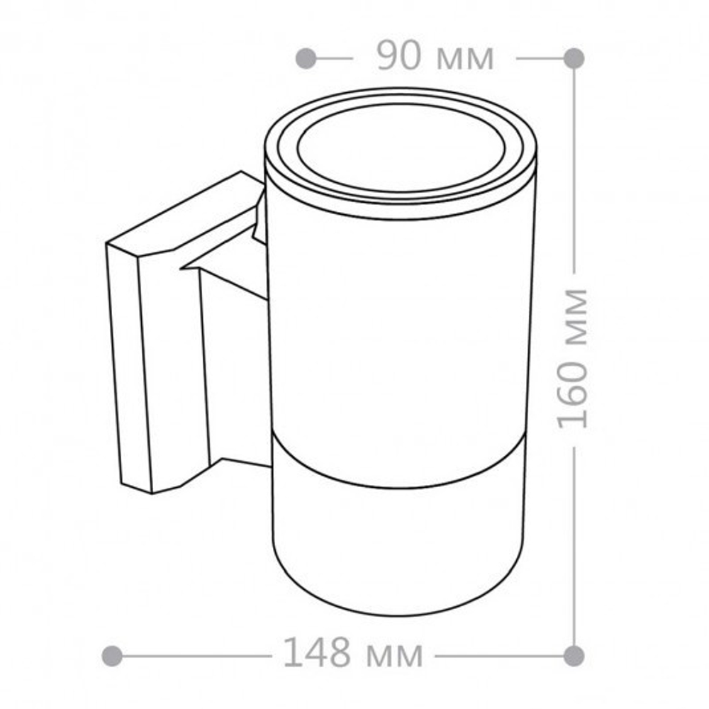 Садово-парковый светильник FERON DH0701 черный