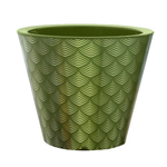 Кашпо "Флейк" (3л.) Цв. Оливковый (фольга)