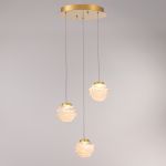 Подвесной светильник MD25030003-3A gold/clear