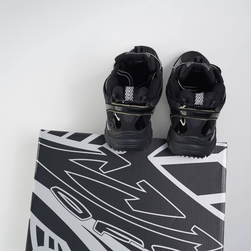 Кроссовки Be Right Back Off-White #B279 (черн.)