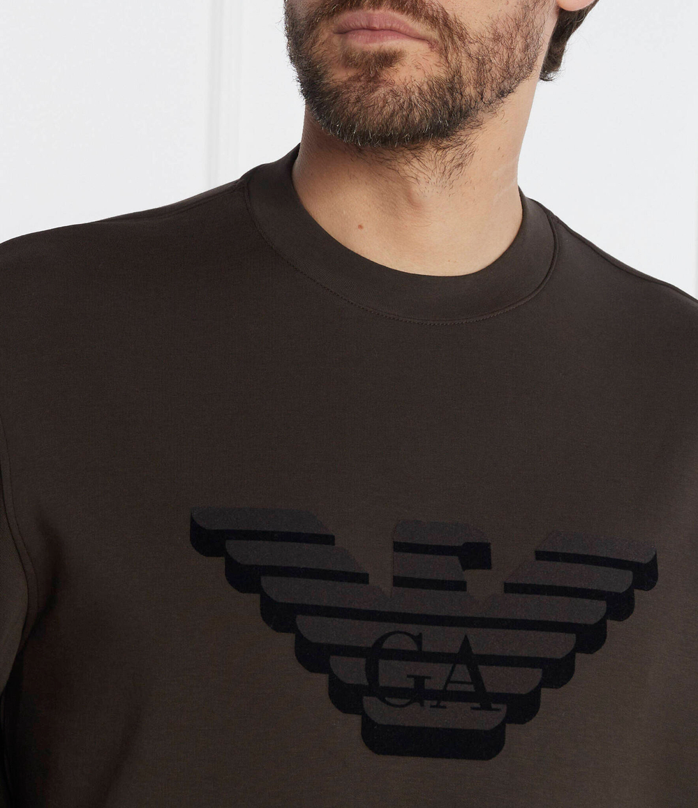 Худи Emporio Armani - коричневый(6R1MG7 1JHSZ)