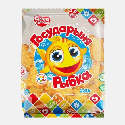 Печенье затяжное Государыня рыбка Сладкая слобода 280г