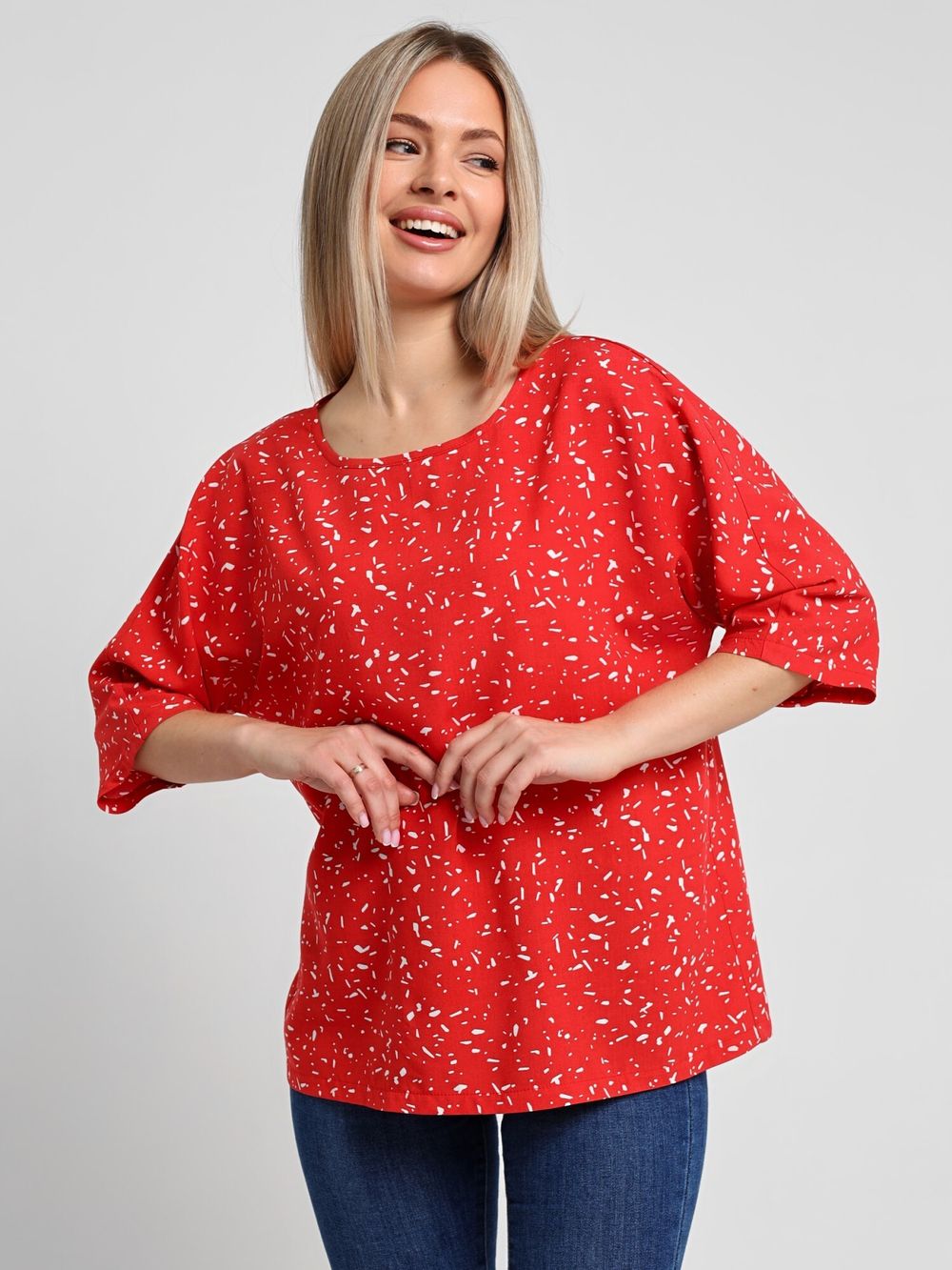 Блузка Долина-3 Виотекс КРАСНЫЙ