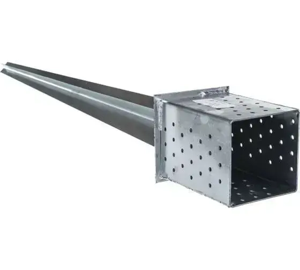 100мм/ 4шт/Крепеж для стоек в землю/Основание колонны/Забивное основание для столба ks 101/4шт.