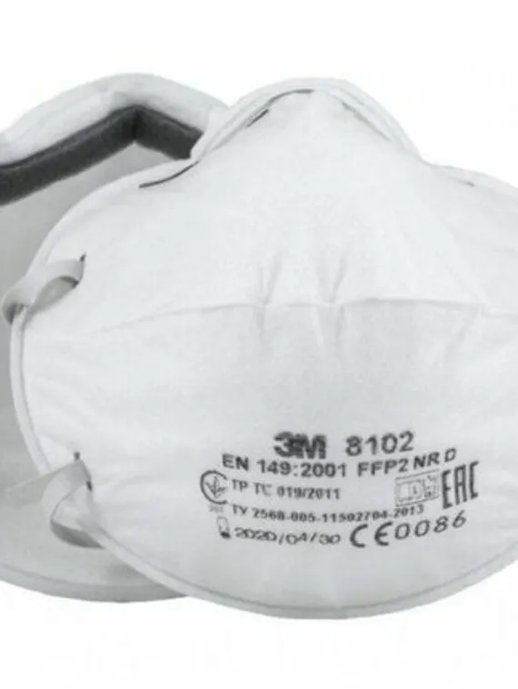 Респиратор ВМ 8102, чашеобразный, без клапана выдоха ( 3M 8102) FFP2