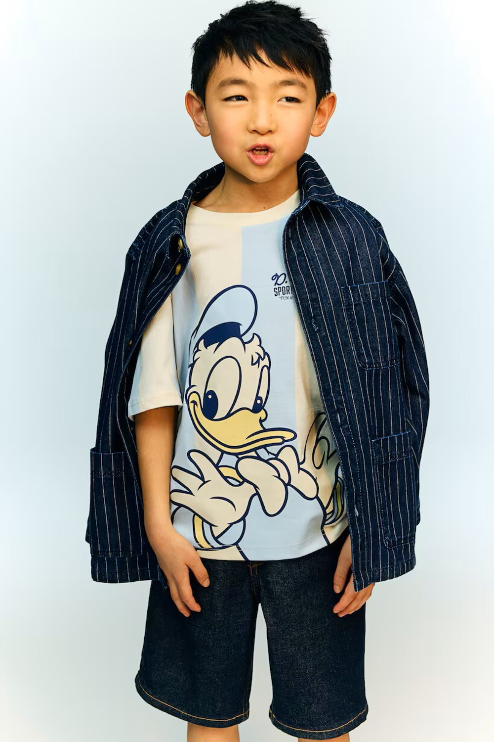 H&M Футболка с принтом, кремовый