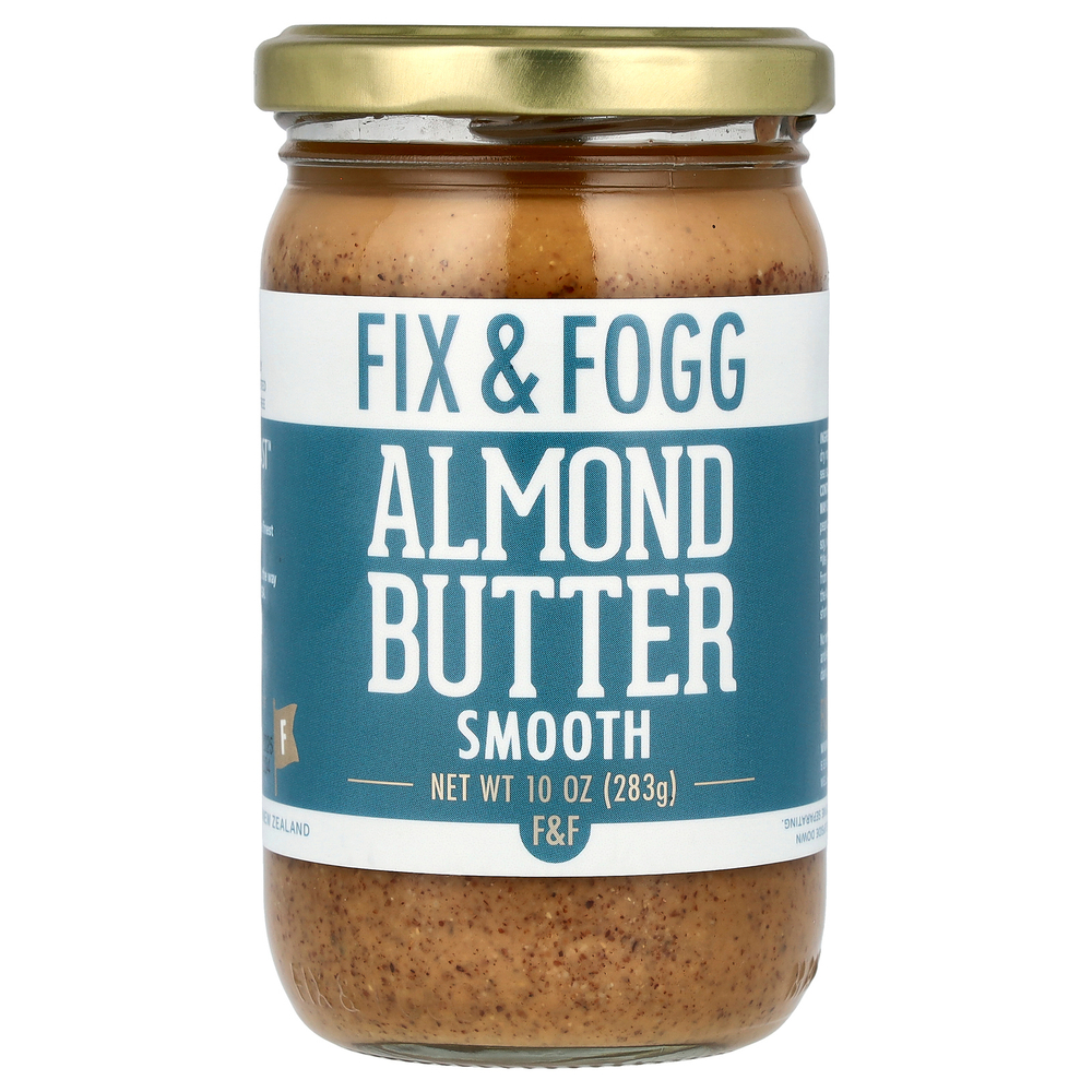 Fix & Fogg, Миндальное масло, гладкое, 283 г (10 унций)