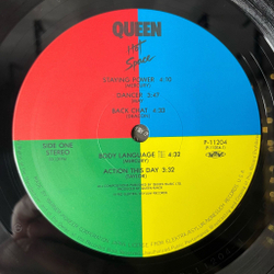 Винтажная виниловая пластинка LP Queen Hot Space (Japan 1982) (Obi) Under Pressure