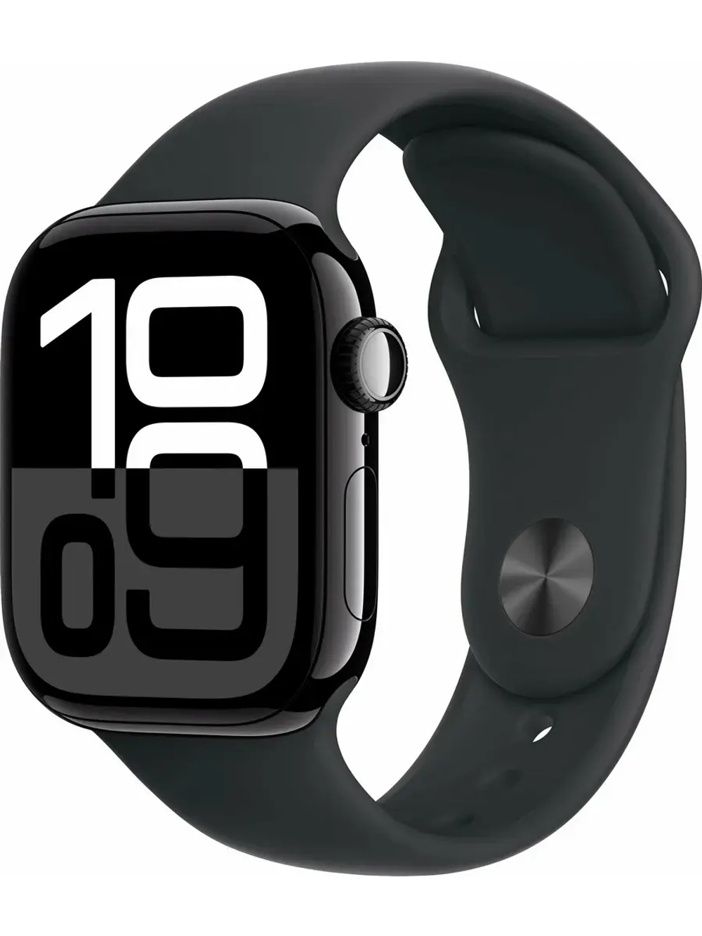 Смарт часы Apple Watch S10, 42mm, Black, Sport Band, S/M.