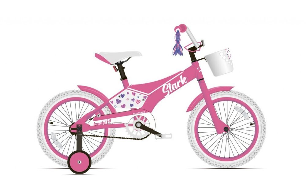 Детский велосипед Stark Tanuki 14 Girl (2020)