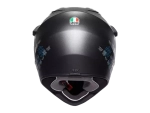 AGV AX9 ANTARTICA MATT BLACK/CYAN