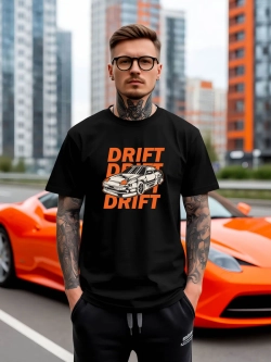 Футболка мужская y2k с принтом машиной