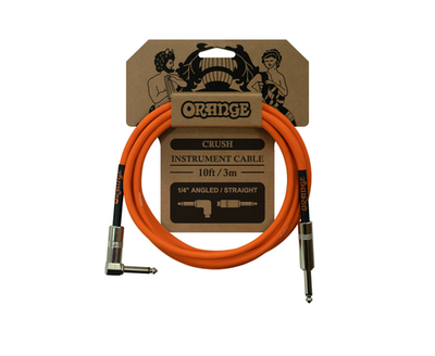 Crush 10ft Instrument Cable Angled to Straight