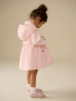 Плащ с капюшоном для девочки Next E25-132, Розовый
