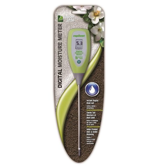 Цифровой измеритель влажности почвы Luster Leaf Rapitest 1825