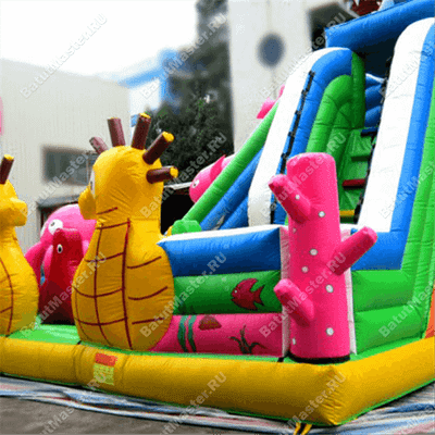 Коммерческий надувной батут "На дне морском"