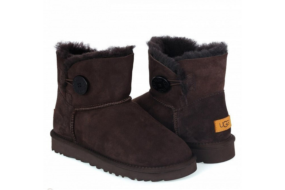 UGG Mini Bailey Button II Chocolate