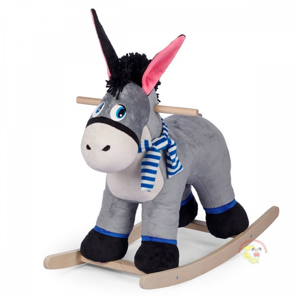 Качалка мягкая Тутси "Ослик "Ребус", 698-2020