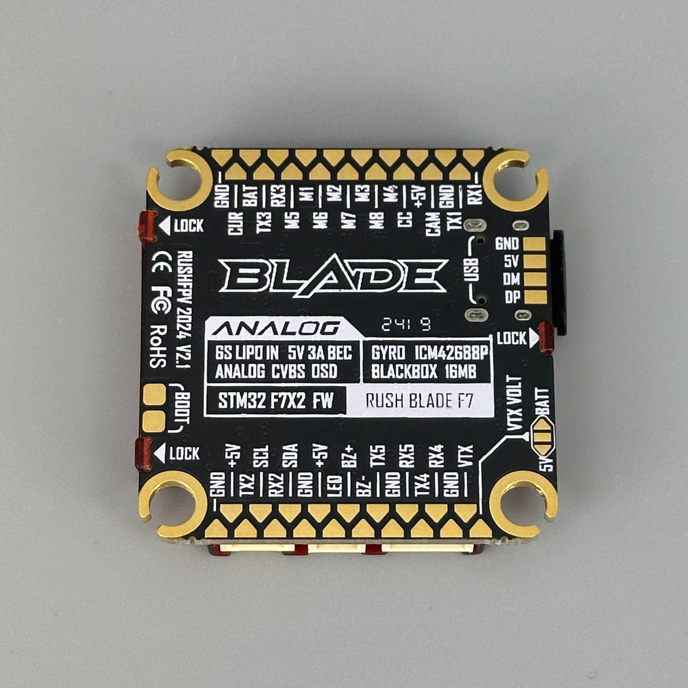 Стек RushFPV BLADE F722 Stack + 60A Extreme (30x30) ESC