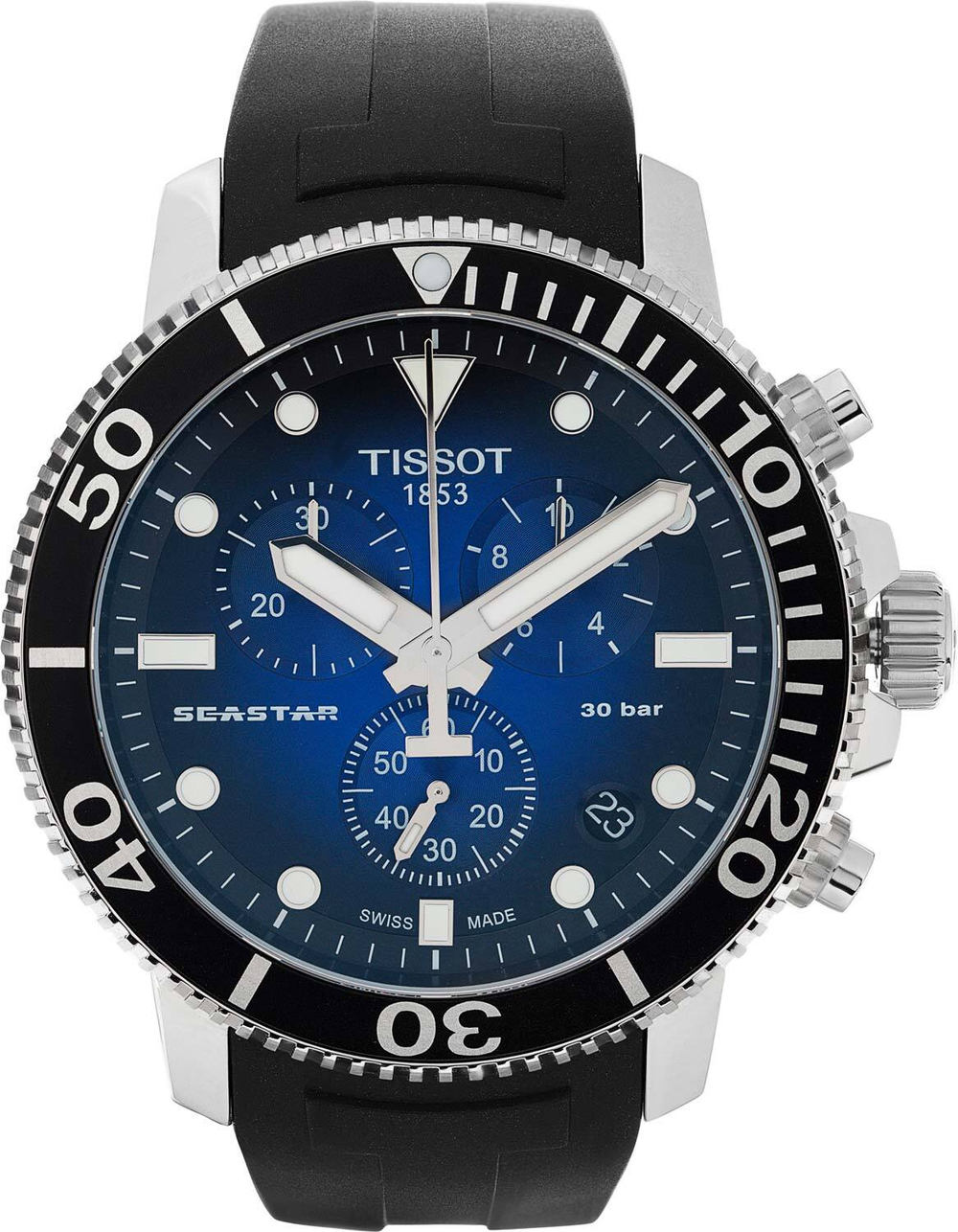 Швейцарские наручные часы Tissot T-Sport Seastar T120.417.17.041.00 с хронографом