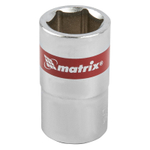 ГОЛОВКА MATRIX 6-ГРАННАЯ 15ММ CrV 1/2 ХРОМ 13115
