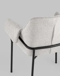 Стул-кресло Luras светло-серая рогожка