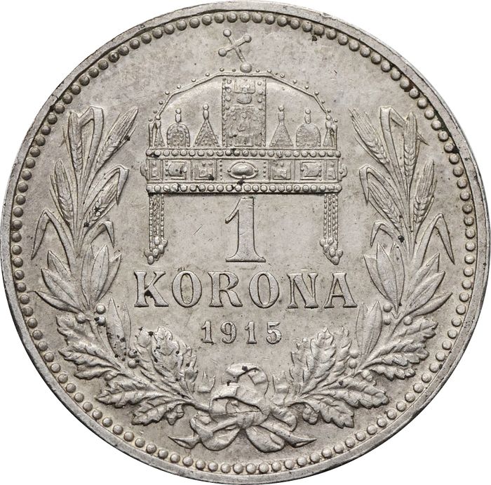 1 крона 1915 Венгрия