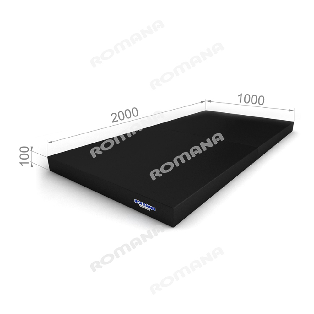 Мягкий щит "Romana/Pro" (1000x2000x100 мм), в 2 сложения