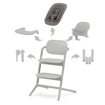 Стульчик Cybex Lemo 4-in-1 Set Suede Grey
