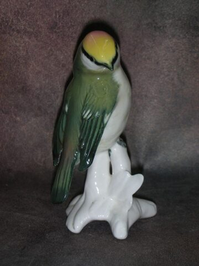 Статуэтка. Фарфор. Птица Синичка. Karl ENS. Германия